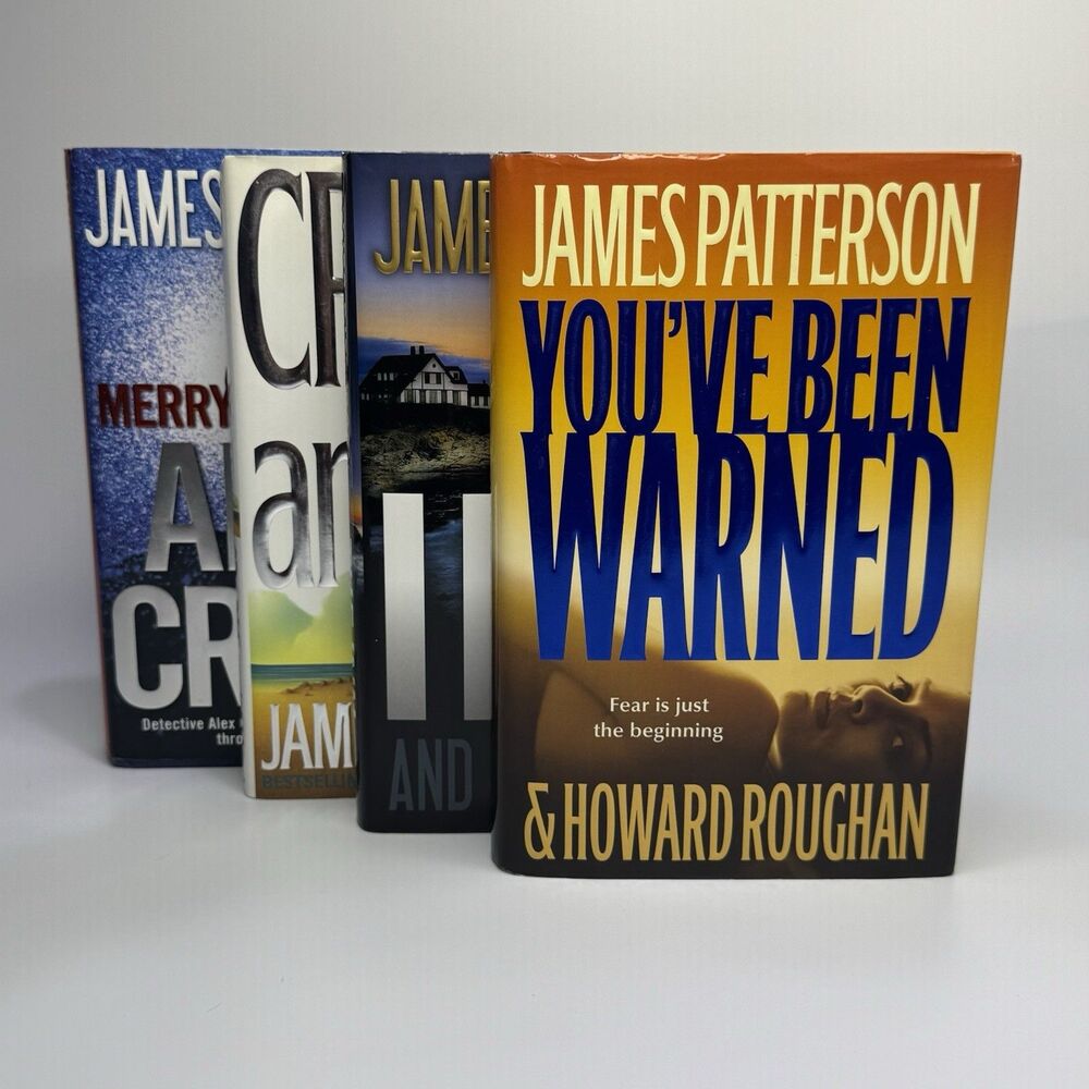 James Patterson Lot of 4 Hardcover Books All First Edition Great Condition v.2